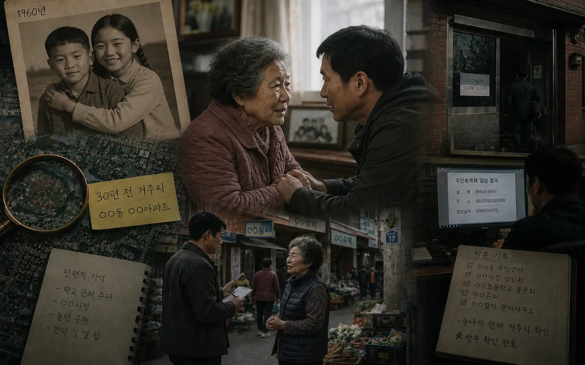 사람찾기 사례 이미지